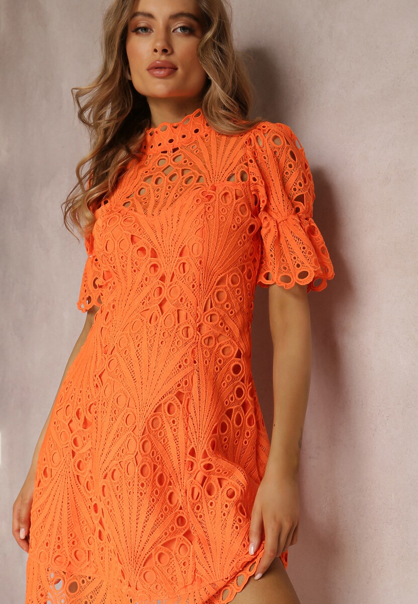 Pomarańczowa Sukienka Aeryse
