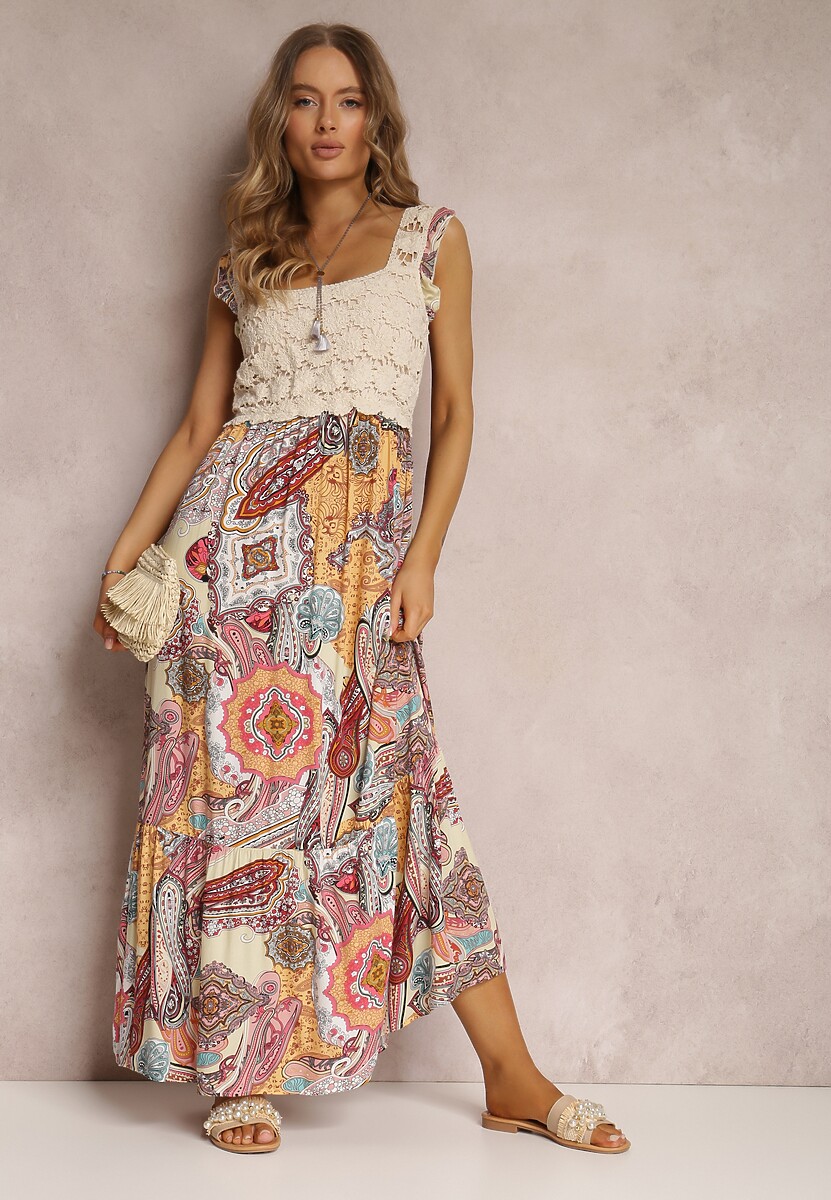 Rochie Bej-Roz Grayah 2