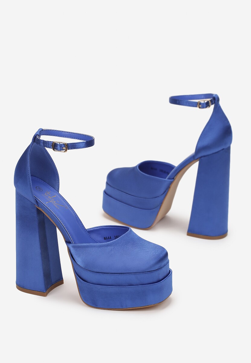 Niebieskie Sandały Glori