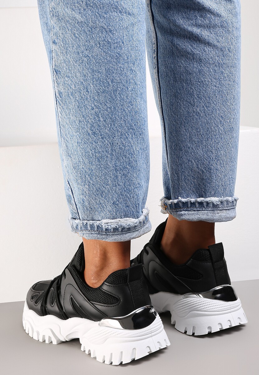 Czarne Sneakersy Mirthe 2