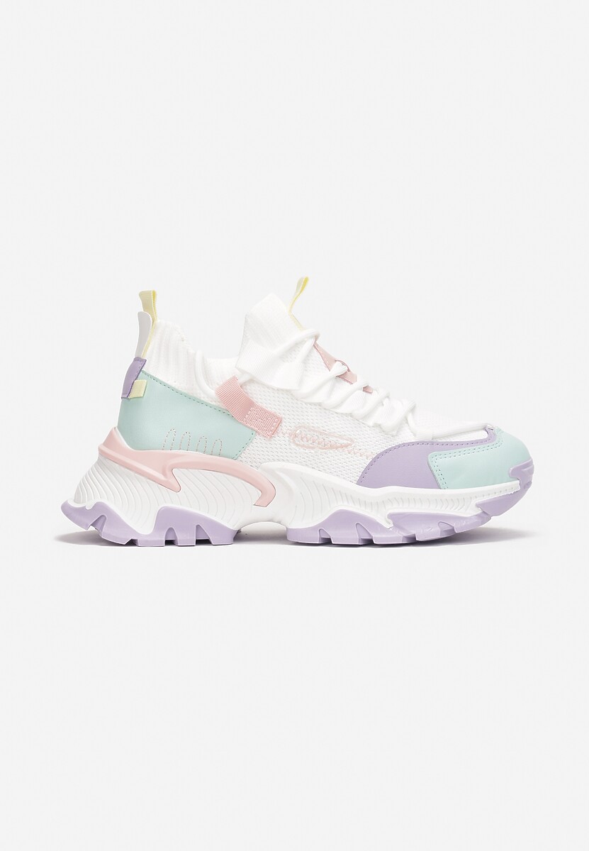 Biało-Fioletowe Sneakersy Kharena 3