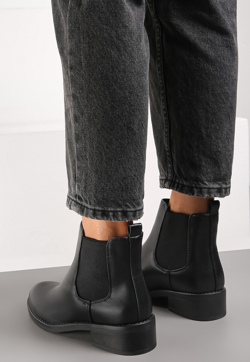 Botine negre Beak 2