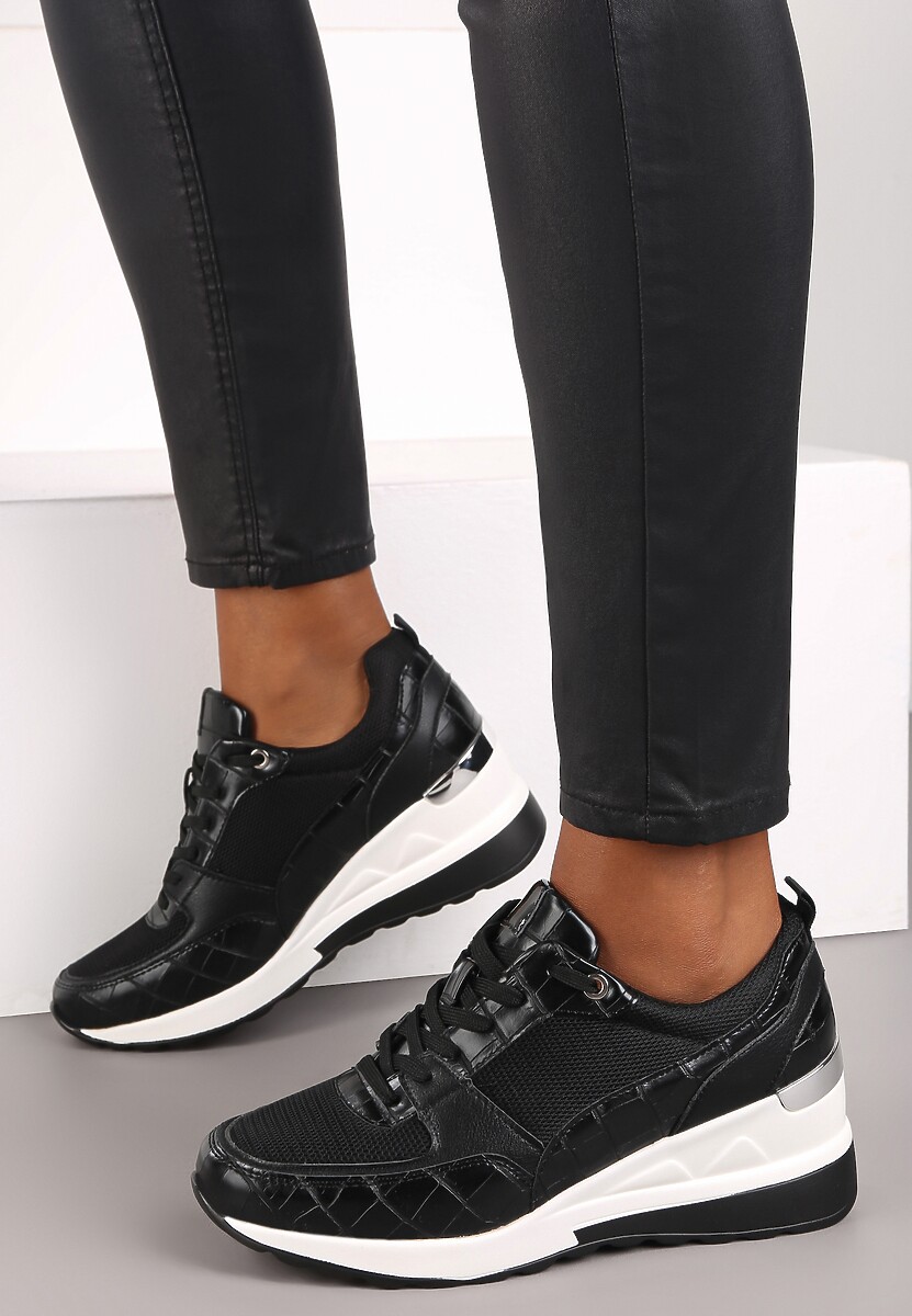 Czarne Sneakersy Ianthynome 1