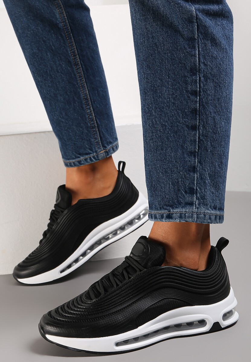 Czarne Buty Sportowe Roberte 2