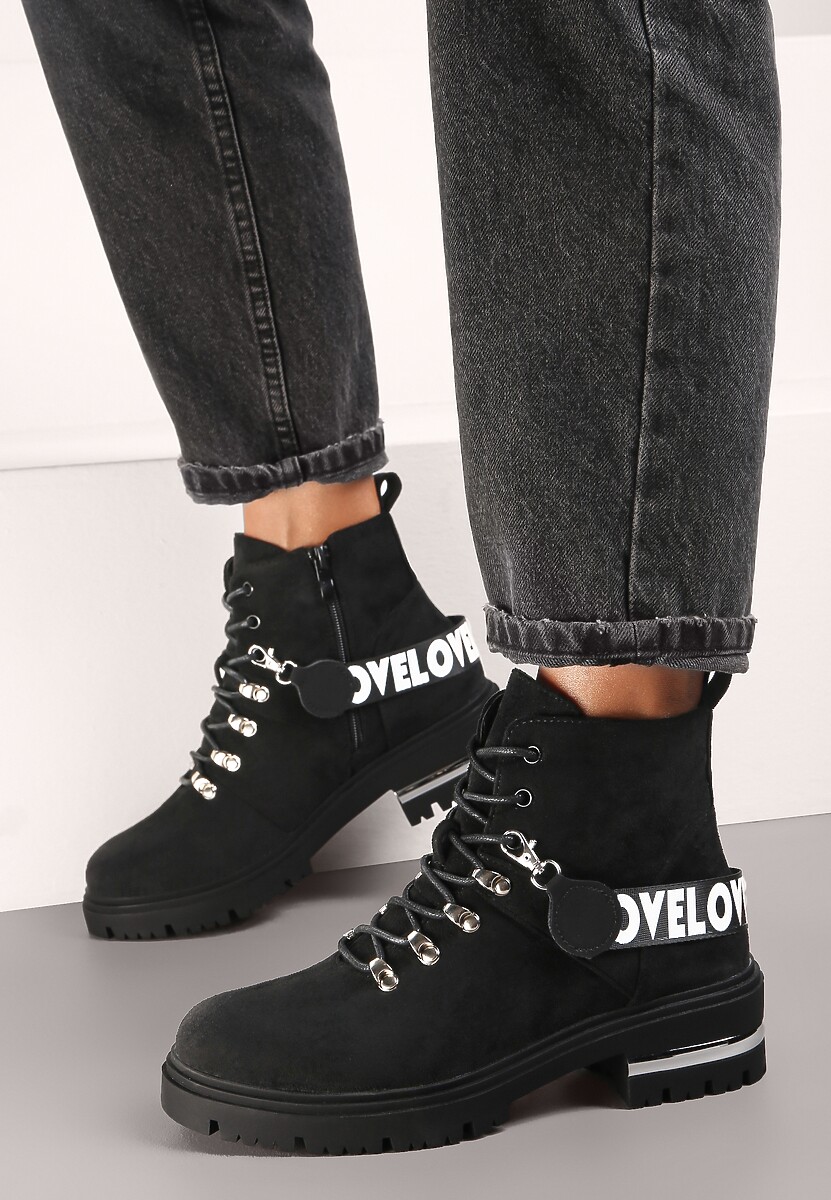 Botine negre Zoette 1