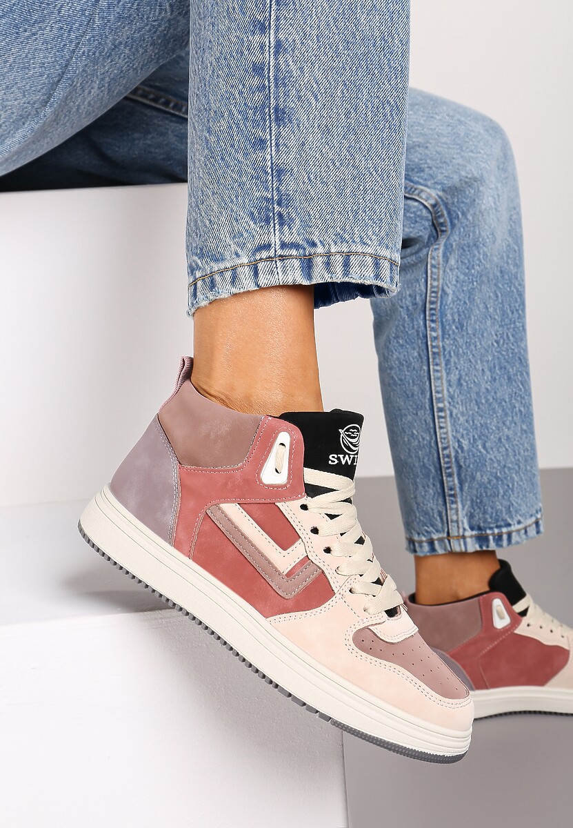 Ciemnoróżowe Sneakersy Maeramia 3