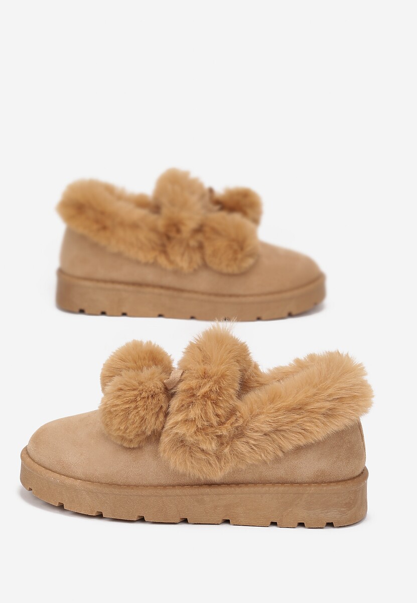 So chill furry hotsell platform moccasin flats