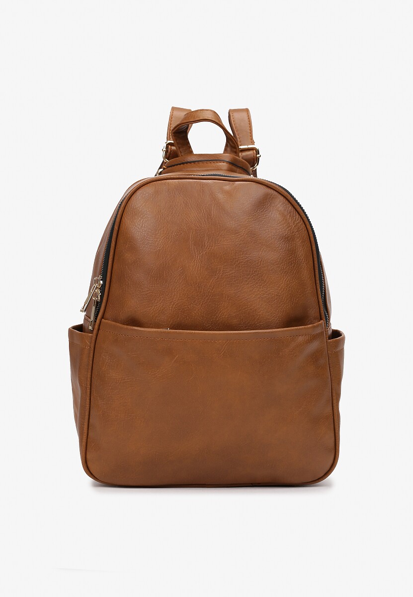 Brązowy Plecak Miejski z Ekoskóry Conolo 1