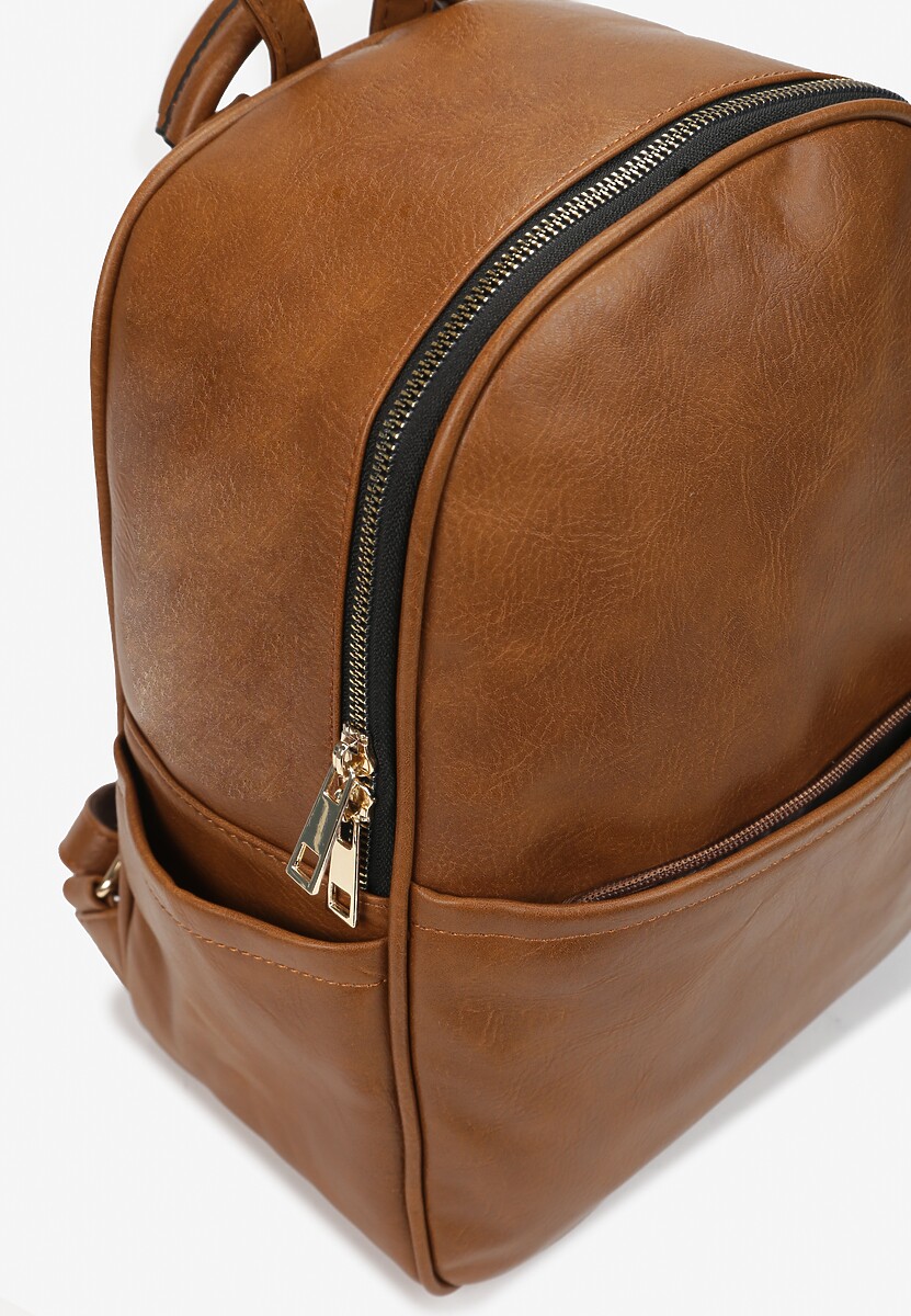 Brązowy Plecak Miejski z Ekoskóry Conolo 3