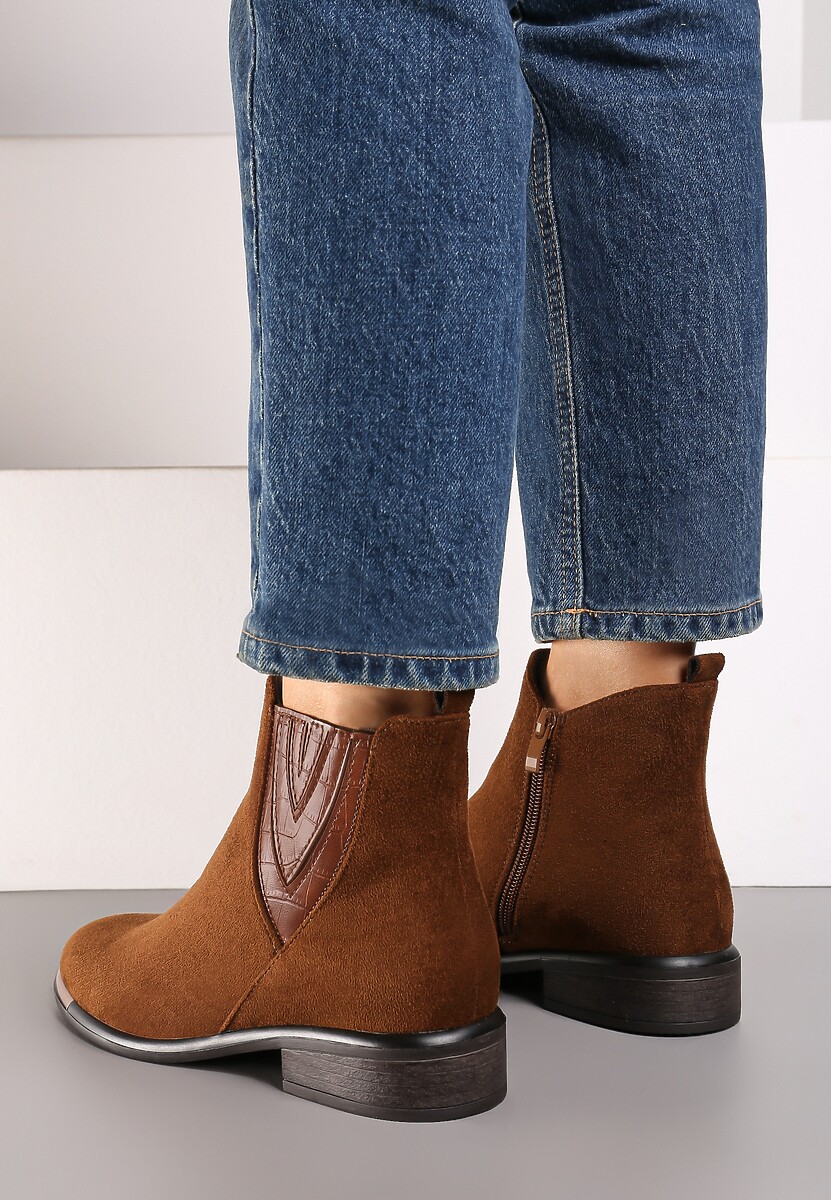 Botine maro Tivi 3