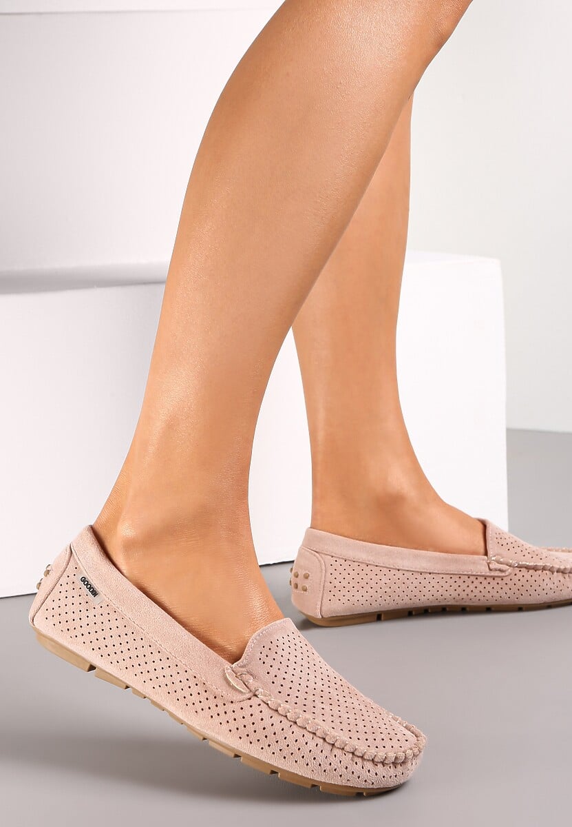 Jasnoróżowe Mokasyny Ianthochis 2