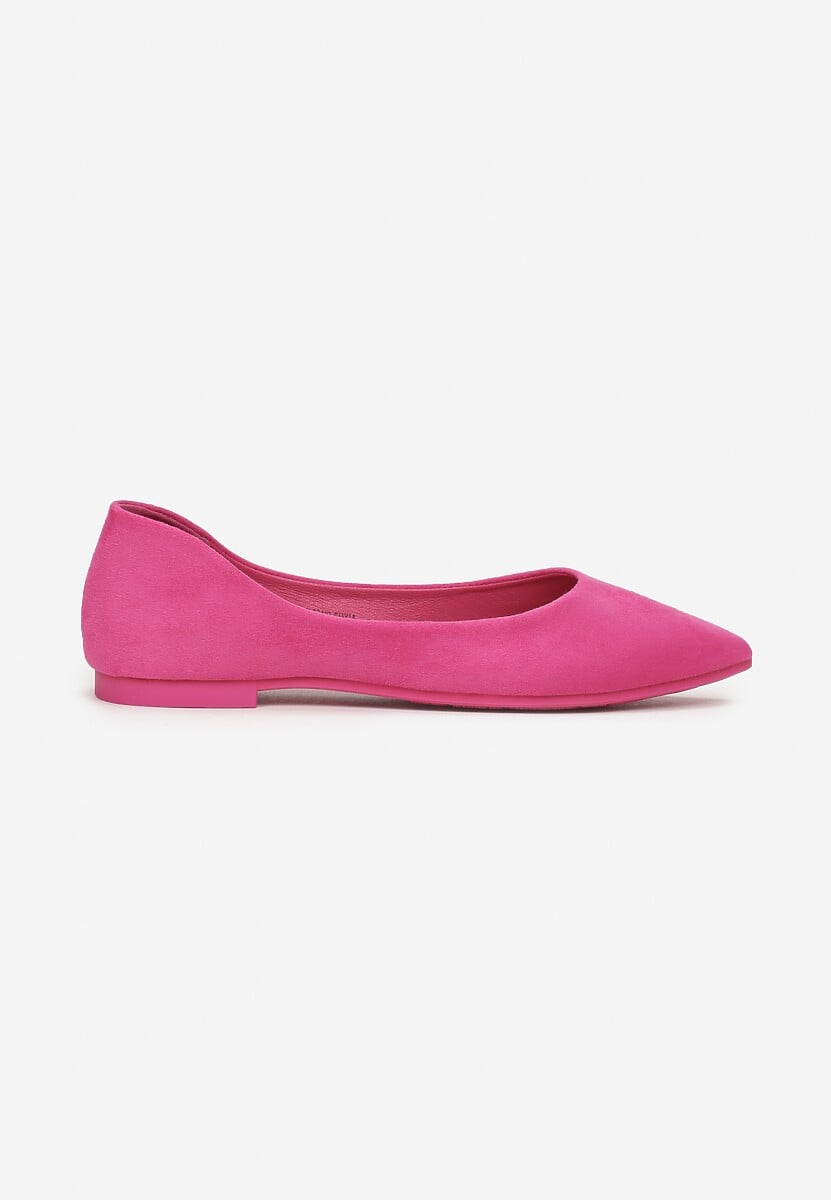 Fucsia Balerini Slip-On Talpă Plată Brooklyne 3