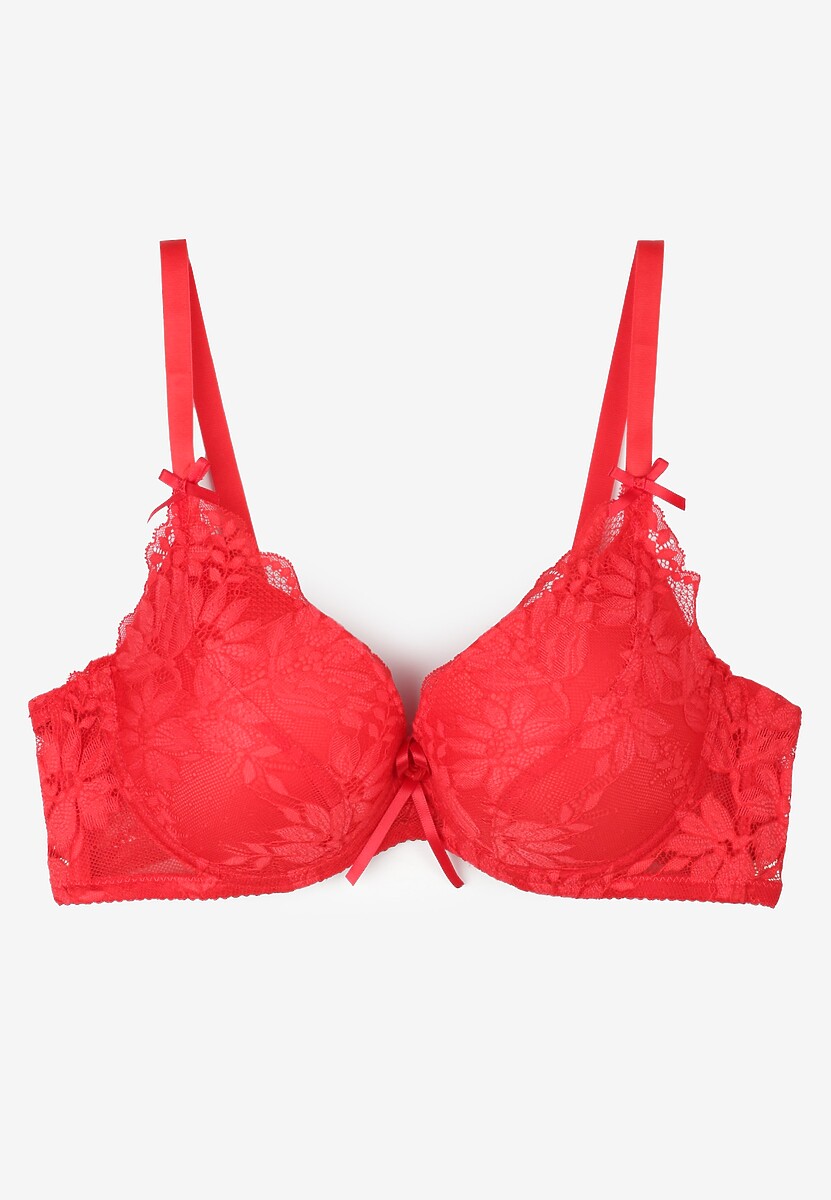 Sutien Roșu Cu Dantelă Push-Up Kytria 1