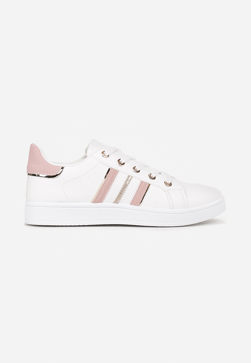 Biało-RóżoweSneakersy Sznurowane Pakkasa 3