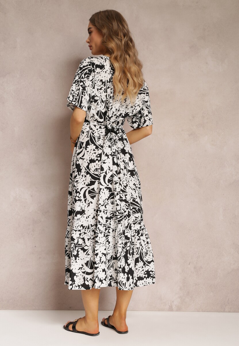 Rochie Humina Alb-Negru 3