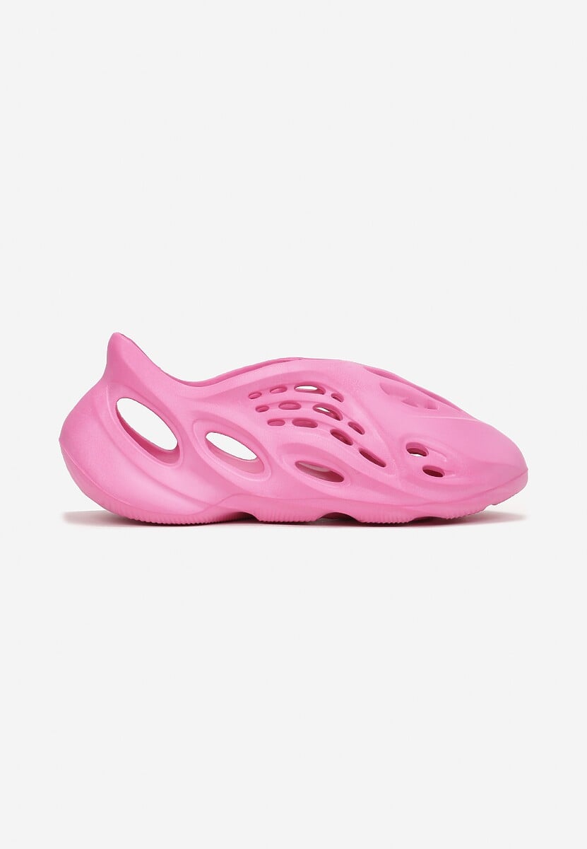 Fuksjowe Wsuwane Sneakersy z Lekkiej Pianki z Wycięciami Bonasna 3
