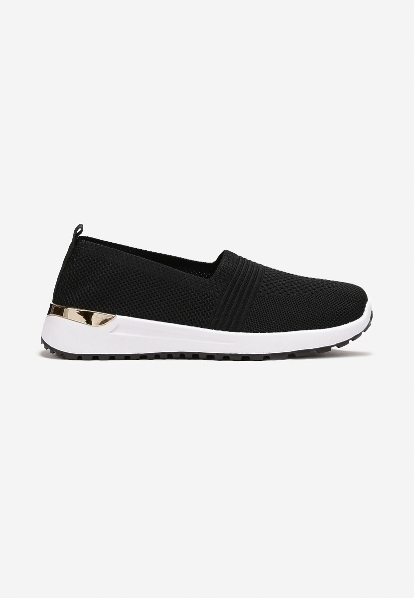 Pantofi sport negri cu partea superioară elastică până la gleznă Komilda 3