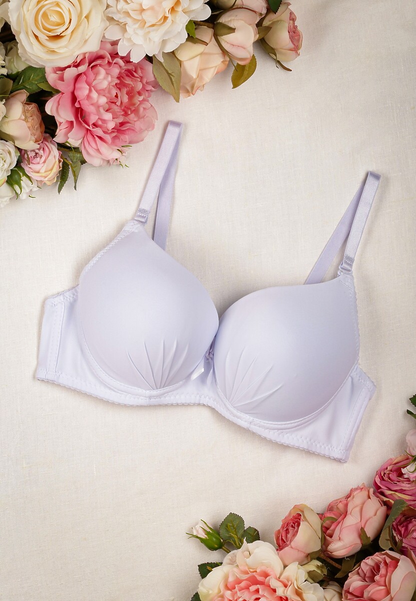 Sutien Alb Push-Up cu Bretele Reglabile Hypysa 1