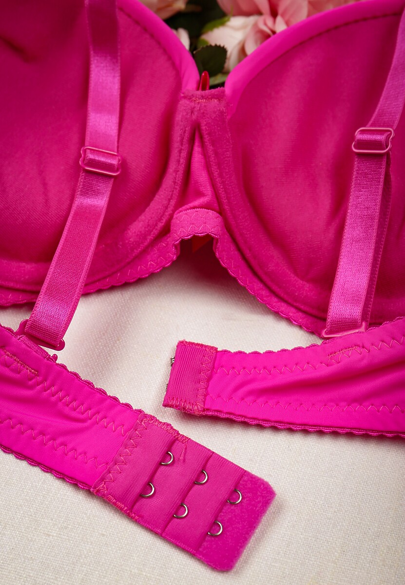 Sutien Fucsia Push-Up cu Bretele Reglabile Hypysa 2