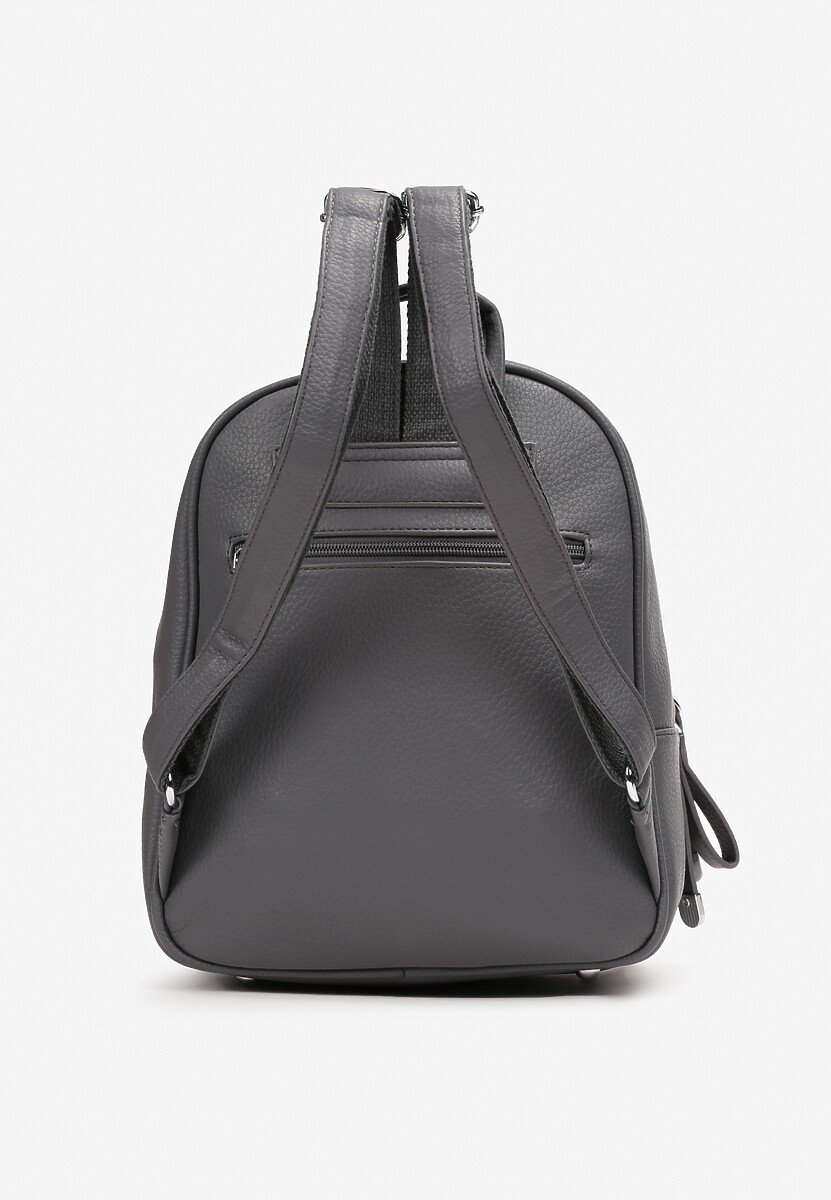 Szary Plecak w Miejskim Stylu Jednokomorowy Jiowana 2