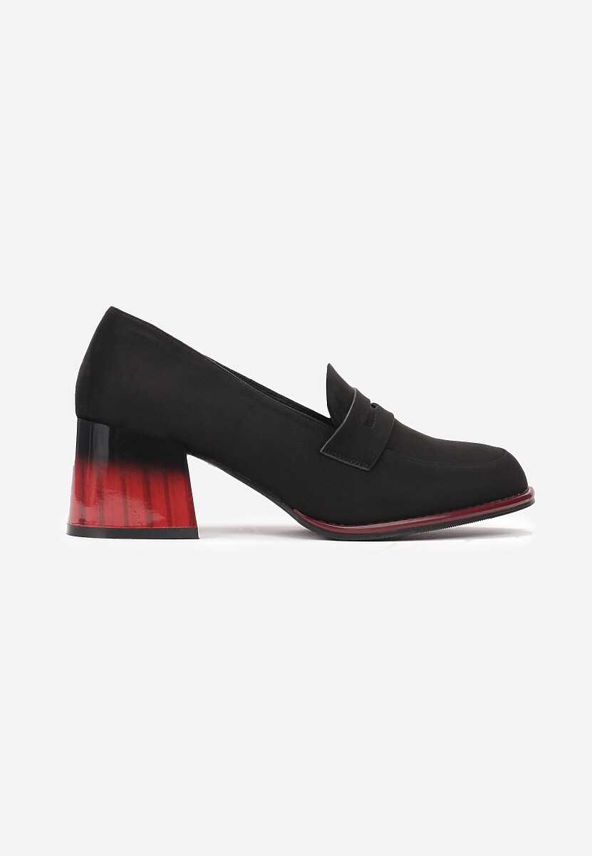 Negre Pantofi Cu Toc Leensa 3