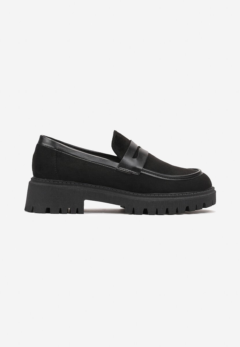 Mocasini Negri Clasici Slip-On Talpă Groasă Zimțată Klimme 3