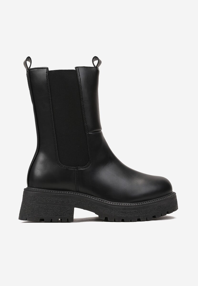 Botine Chelsea Negre cu Inserție Elastică Anedda 3