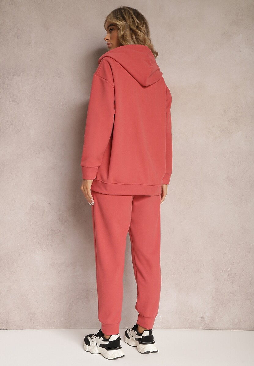 Ciemnoróżowy 2-częściowy Komplet Dresowy z Bluzą i Spodniami Gravina 3