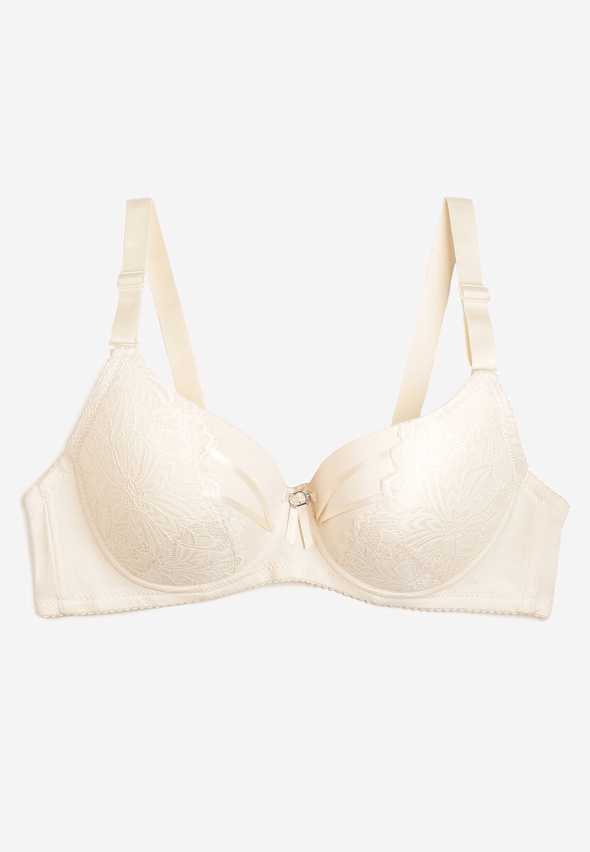 Sutien Push-Up Dantelă Bej Deschis Uronia 2