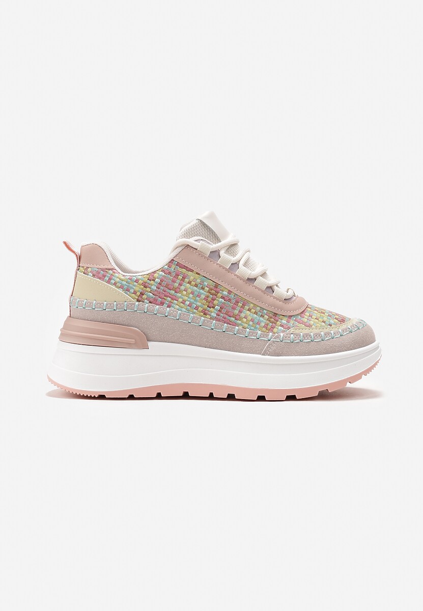 Sneakers roz pe platformă Buffona 3