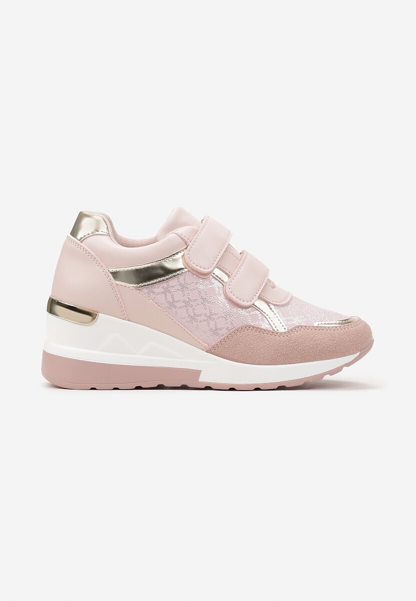 Sneakers Roz Portha cu Platformă Joasă și Arici 3