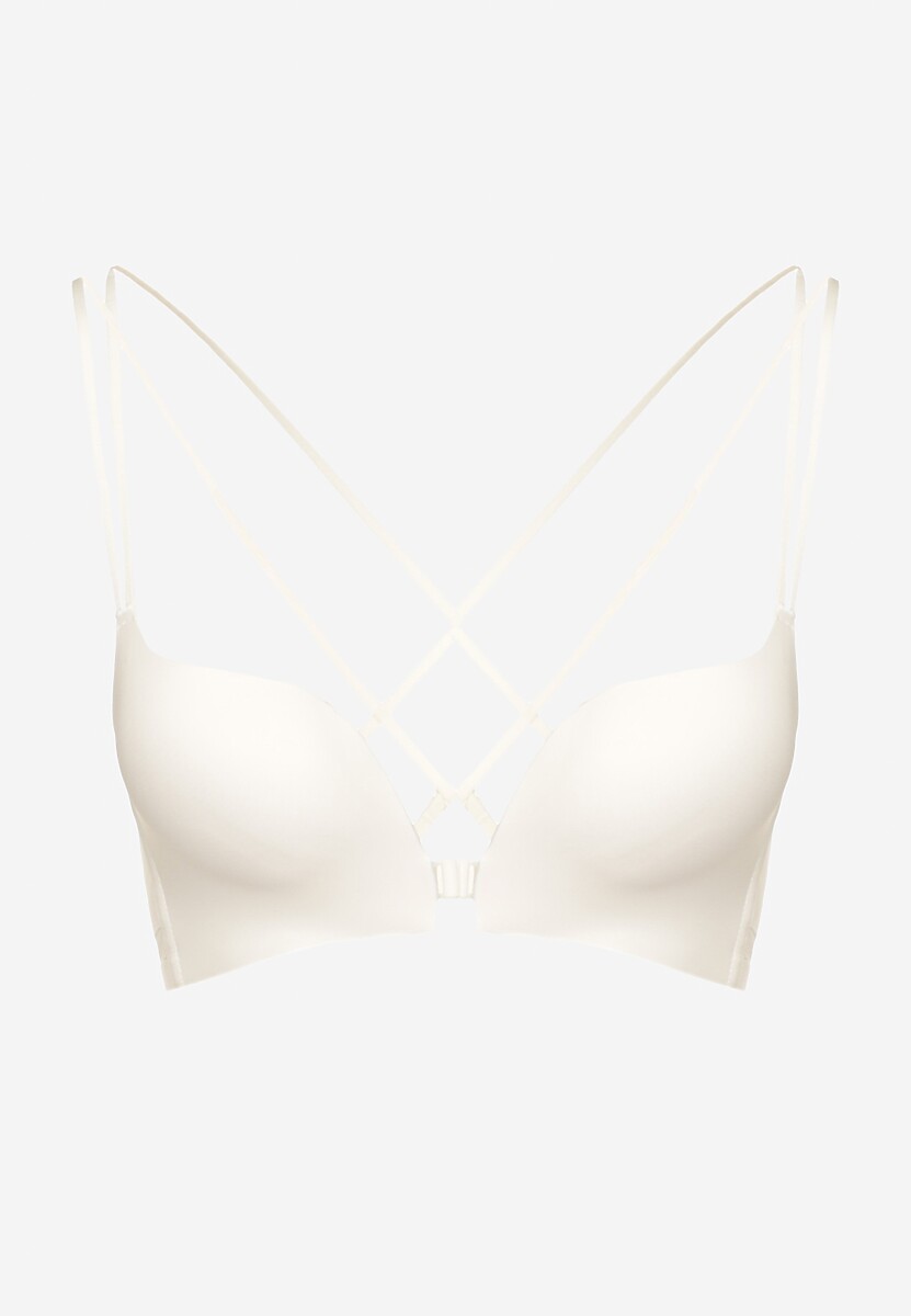 Sutien Push-Up Bej Deschis Cu Cupe Intarite Viefia 2