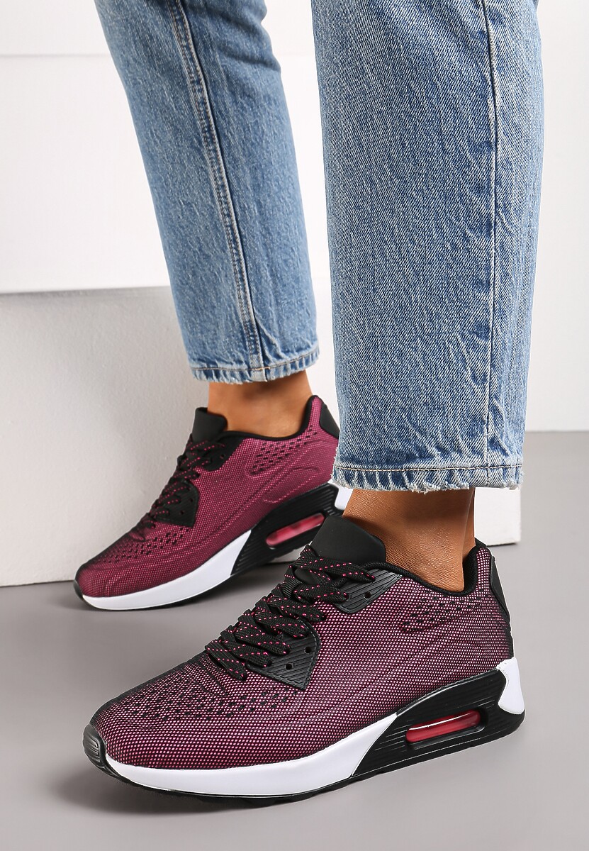 Sneakerși Roșii-Negri cu Șireturi pe Talpă Air Azorilda 2