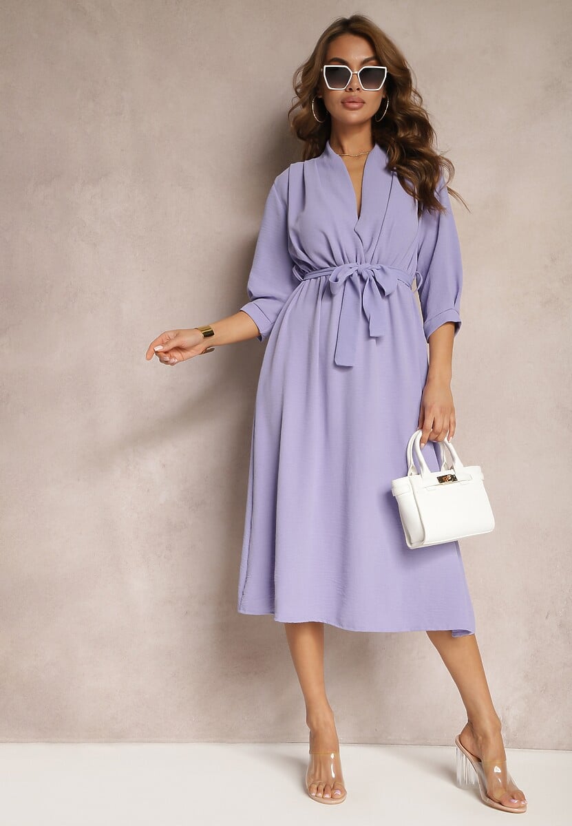 Rochie Violet Deschis Canopis 2