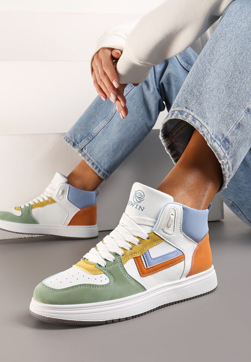 Sneakerși Alb-Verzi Maeramia 1