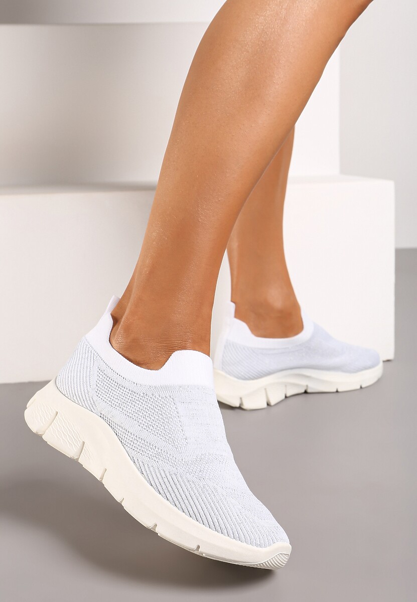 Pantofi Sport Albi Incaltaminte Sosete Tiamonika 2
