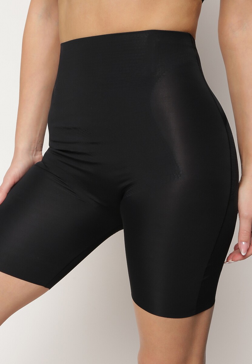 Chiloți modelatori negri High Waist cu Push-Up Furbia 1