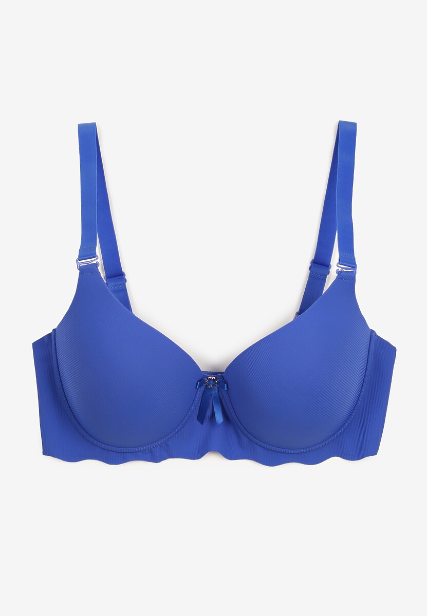 Sutien Bleu Full Cup cu Bretele Reglabile cu Armatură Karetta 2