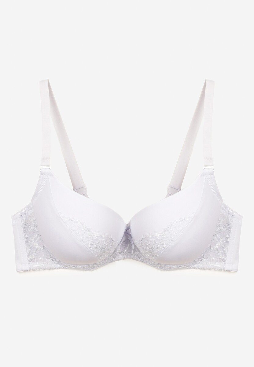 Biały Biustonosz Koronkowy Full Cup Kristelle 2
