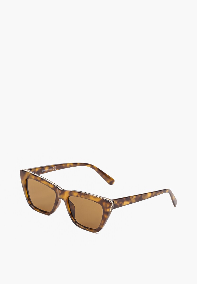 Ochelari de soare verzi Cat Eye cu filtru UV Diralea 1