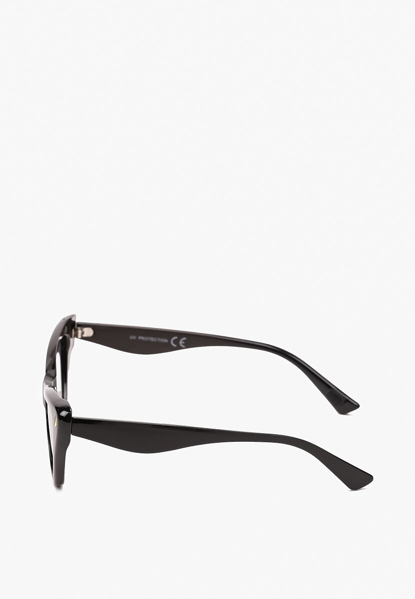 Czarne Okulary Przeciwsłoneczne Cat Eye z Filtrem UV Hernllea 2