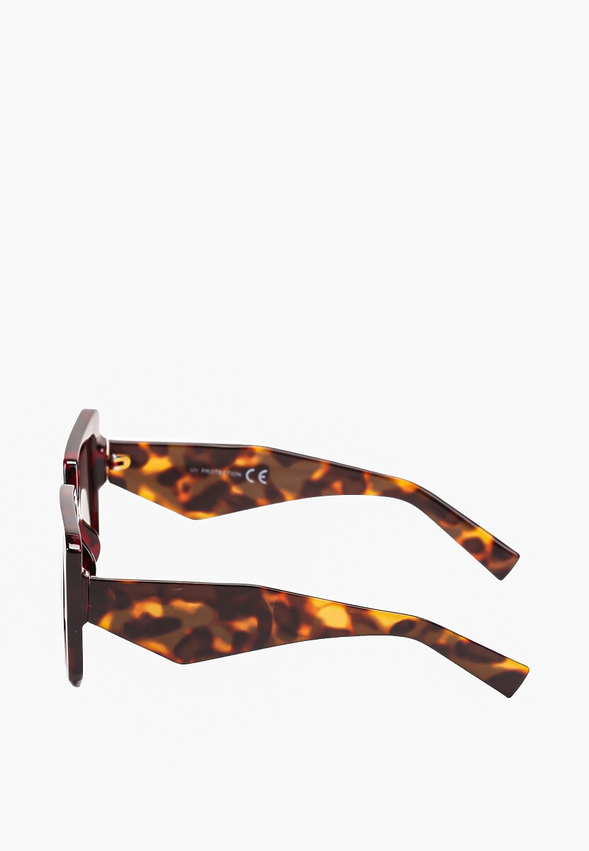 Ochelari de Soare Roșii cu Filtru UV de Formă Pătrată Missarina 2