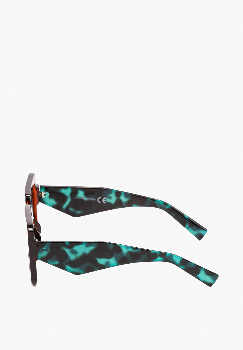 Ochelari de soare maro pătrați cu filtru UV Missarina 2