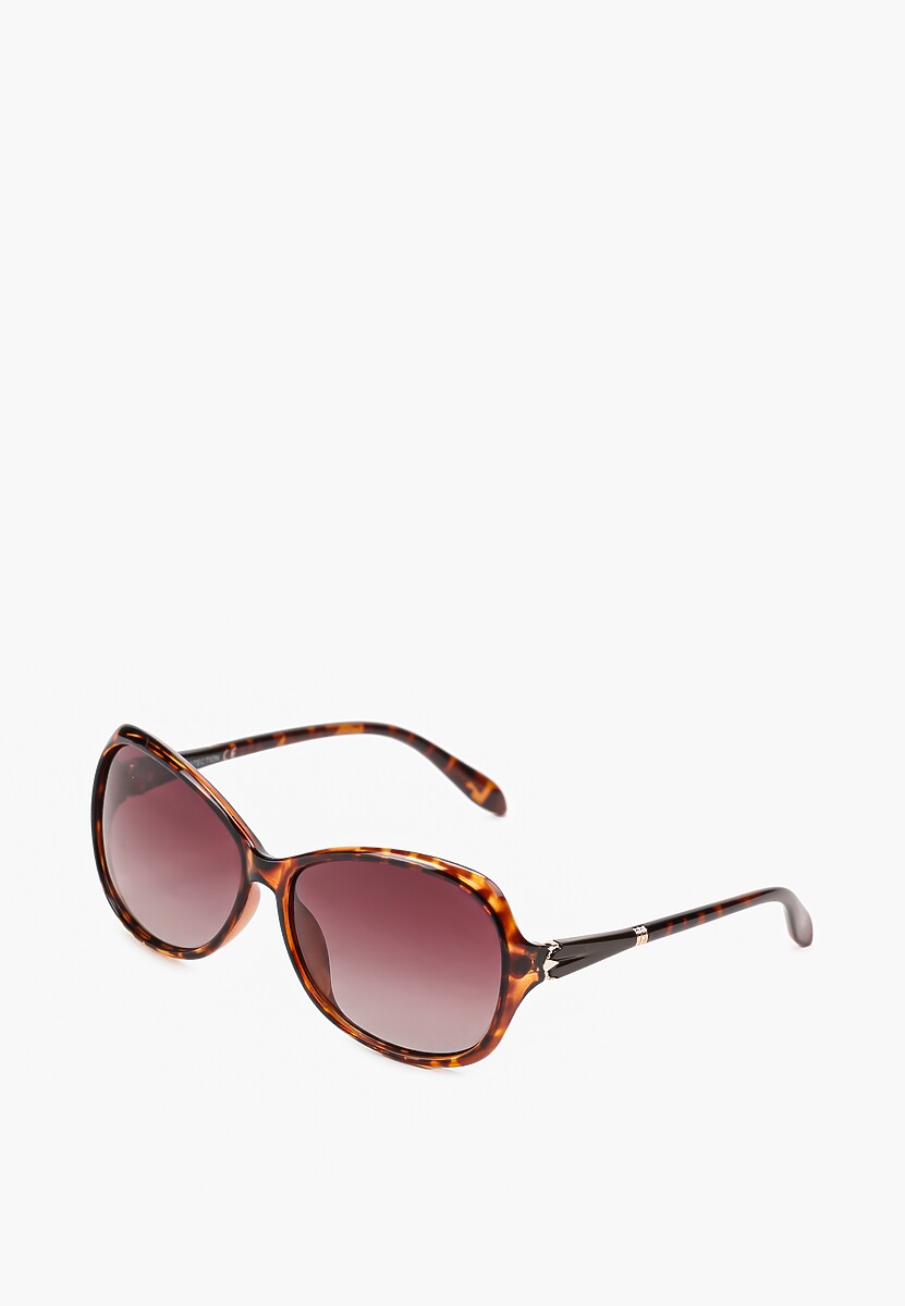 Ochelari de soare maro rotunzi casual Crisellda 1