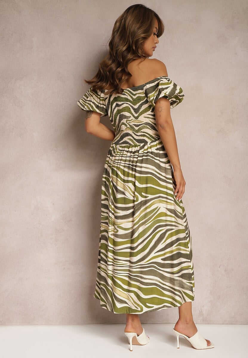 Rochie Dimittha Verde închis 3