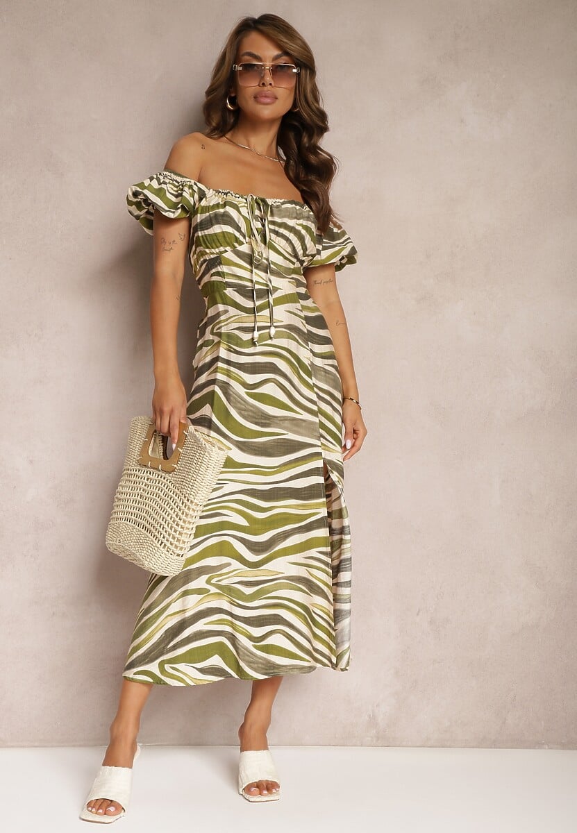 Rochie Dimittha Verde închis 2