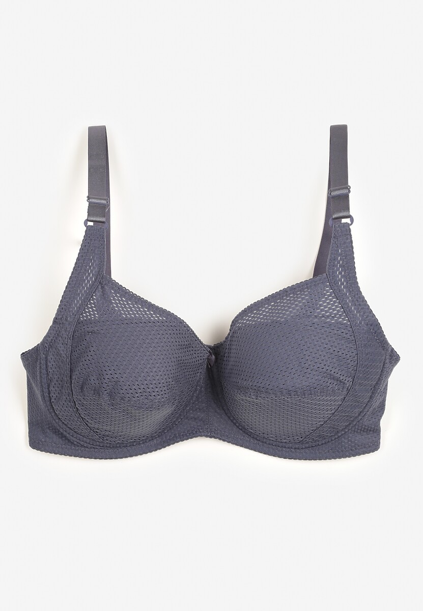 Sutien bleumarin cupa plină cu bretele reglabile Vikonna 1