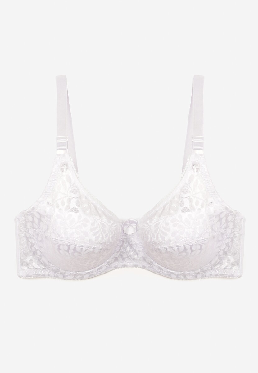 Sutien Alb Tip Full Cup cu Dantelă Vikiisire 2