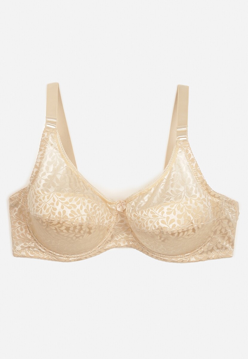 Sutien Bej Deschis Cu Dantelă Full Cup Vikiiloni 1