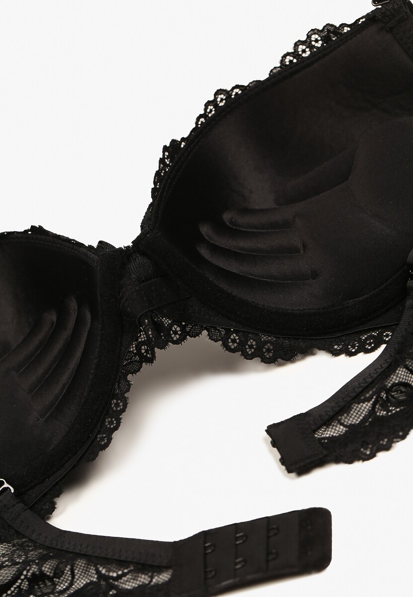 Sutien Negru din Dantelă Push-Up Felagia 2